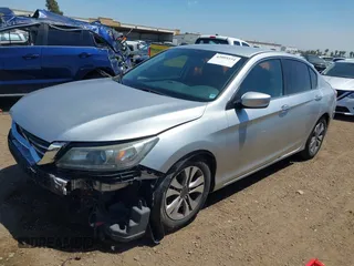 2014 Honda Accord LX with VIN 1HGCR2F39EA082037, listed as a IAAI auction lot 42095534 with 110,235 mi miles and . Bid and sale history available at carsss.com. Image 2.