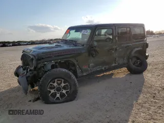2020 Jeep Wrangler Unlimited Rubicon with VIN 1C4HJXFG9LW290916, listed as a Copart auction lot 43561085 with 62,308 mi miles and Salvage Title. Bid and sale history available at carsss.com. Image 1.