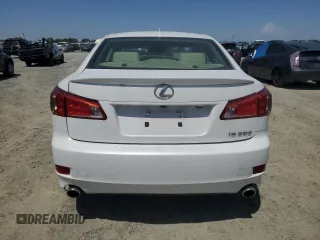 2011 Lexus IS 250 with VIN JTHBF5C2XB5132253, listed as a Copart auction lot 55254745 with 106,715 mi miles and Clean Title. Bid and sale history available at DreamBid. Image 6.