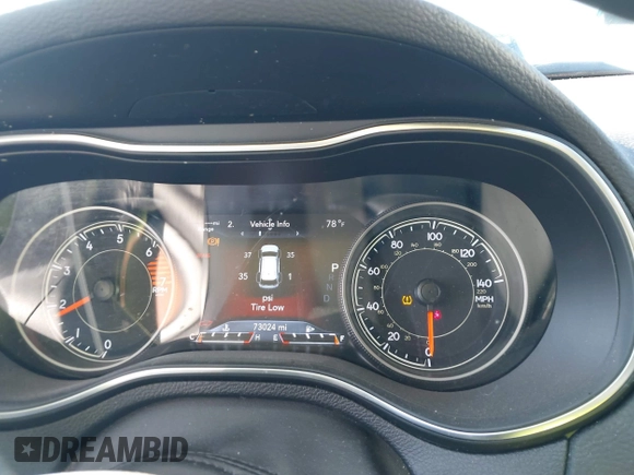 2019 Jeep Cherokee Limited with VIN 1C4PJLDB9KD443526, listed as a IAAI auction lot 41658009 with 73,024 mi miles and . Bid and sale history available at DreamBid. Image 7.