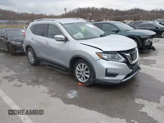 2017 Nissan Rogue SV with VIN KNMAT2MV1HP585073, listed as a IAAI auction lot 41173945 with 112,854 mi miles. Bid and sale history available at carsss.com. Image 1.
