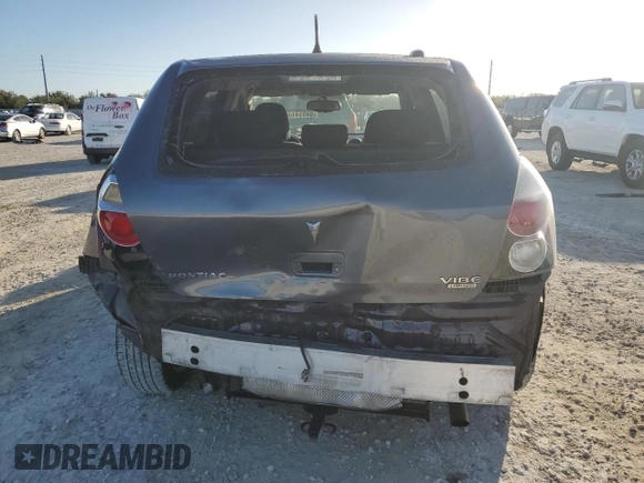 2009 Pontiac Vibe w/1SA with VIN 5Y2SP67899Z461967, listed as a Copart auction lot 84614104 with 183,520 mi miles and Salvage Title. Bid and sale history available at carsss.com. Image 6.