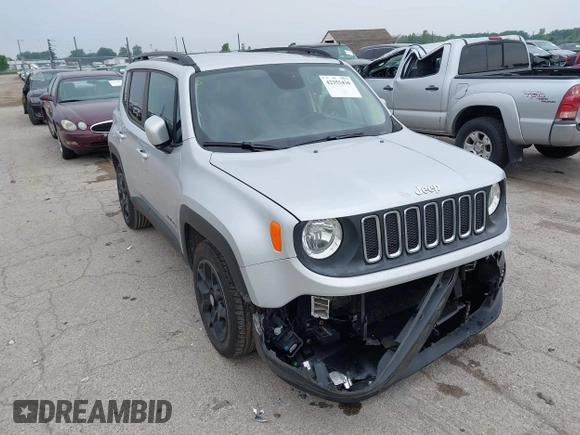 2017 Jeep Renegade Altitude with VIN ZACCJABB1HPE82336, listed as a IAAI auction lot 42353436 with 62,843 mi miles and . Bid and sale history available at DreamBid. Image 1.
