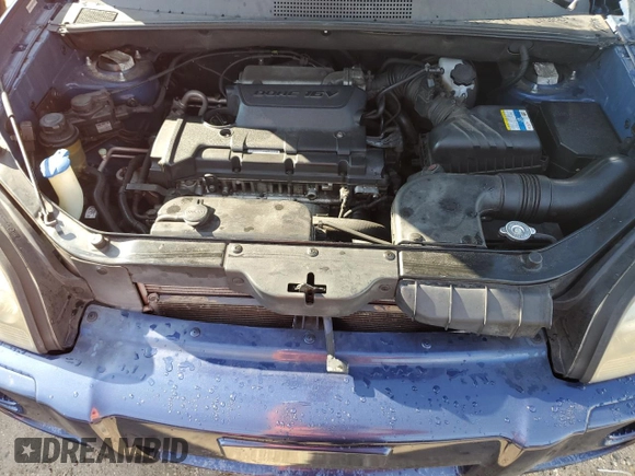 2008 Hyundai Tucson GLS with VIN KM8JM12B78U829998, listed as a Copart auction lot 74198544 with 0 mi miles and Salvage Title. Bid and sale history available at carsss.com. Image 12.