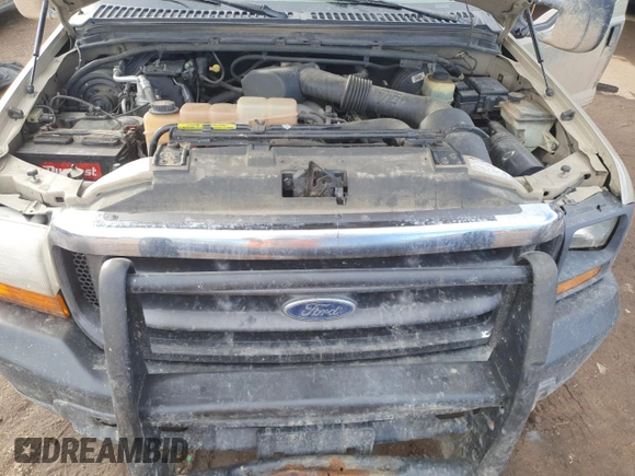 2000 Ford Super Duty F-250 XL with VIN 1FTNW21S4YEC53921, listed as a Copart auction lot 43639375 with 259,713 mi miles and Clean Title. Bid and sale history available at carsss.com. Image 11.