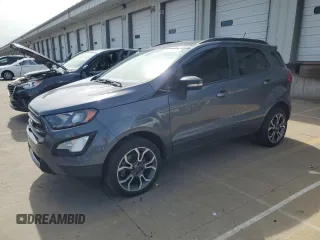 2020 Ford EcoSport SES z VIN MAJ6S3JL7LC320911, wystawiony jako Copart lot #53750905 z przebiegiem 91 939 mil mil oraz Szkoda całkowita • Salvage title. Historia ofert i sprzedaży dostępna na DreamBid. Obrazek 1.