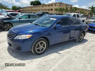 2011 Toyota Camry LE with VIN 4T1BF3EK6BU593048, listed as a Copart auction lot 61590055 with 82,273 mi miles and Salvage title. Bid and sale history available at DreamBid. Image 1.