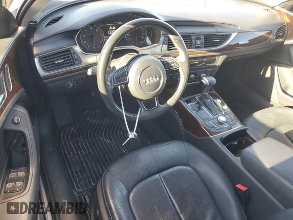 2015 Audi A6 2.0T Premium with VIN WAUFFAFCXFN036576, listed as a Copart auction lot 80262504 with 125,184 mi miles and Clean Title. Bid and sale history available at carsss.com. Image 8.