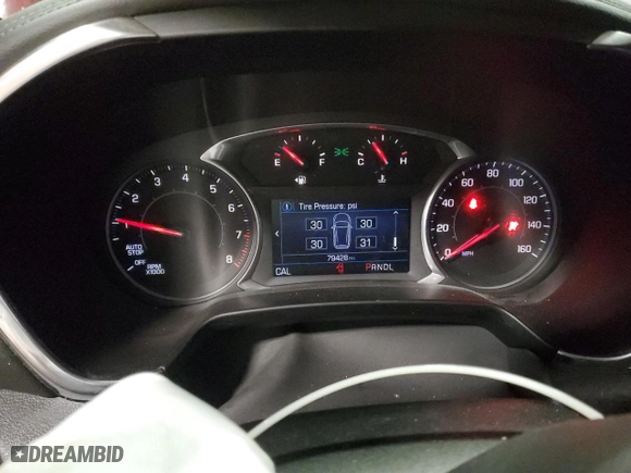2020 Chevrolet Blazer LT with VIN 3GNKBCRS6LS600857, listed as a Copart auction lot 43872705 with 79,428 mi miles and Non Repairable. Bid and sale history available at carsss.com. Image 9.