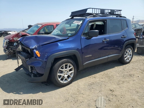 2019 Jeep Renegade Sport with VIN ZACNJAAB5KPK49980, listed as a Copart auction lot 60098805 with Not provided miles and Salvage title. Bid and sale history available at DreamBid. Image 1.