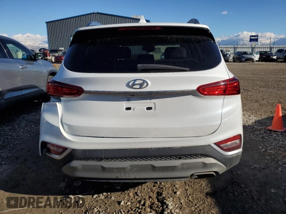 2019 Hyundai Santa Fe Ultimate with VIN 5NMS53AA0KH084004, listed as a Copart auction lot 86798584 with 54,855 mi miles and Salvage Title. Bid and sale history available at carsss.com. Image 6.