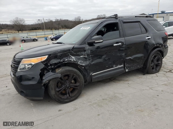 2015 Ford Explorer Limited with VIN 1FM5K7F87FGA15340, listed as a Copart auction lot 48040445 with 255,836 mi miles and Salvage Title. Bid and sale history available at carsss.com. Image 1.