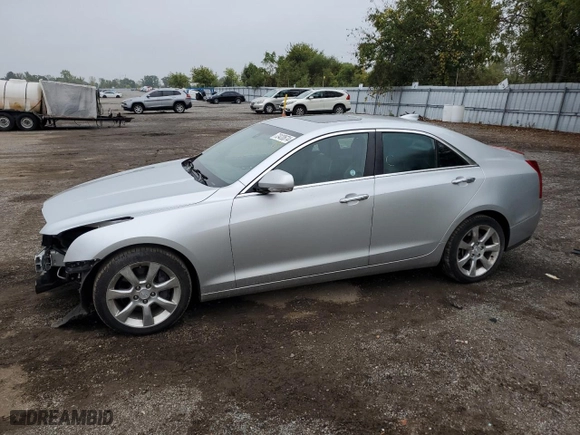 2015 Cadillac ATS Sedan Luxury AWD with VIN 1G6AH5RX7F0126751, listed as a Copart auction lot 72420674 with 120,490 mi miles and Salvage Title. Bid and sale history available at carsss.com. Image 1.