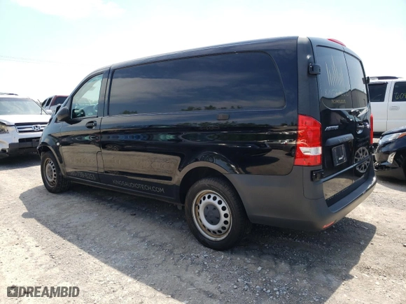 2020 Mercedes-Benz Metris Cargo Van with VIN W1YV0BEY0L3727010, listed as a Copart auction lot 61809493 with 56,924 mi miles. Bid and sale history available at carsss.com. Image 2.