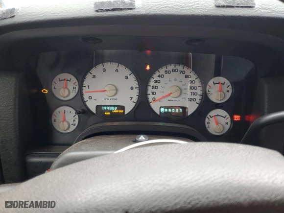 2004 Dodge Ram 2500 SLT with VIN 1D7KU28D74J255878, listed as a Copart auction lot 51108405 with 149,882 mi miles and Salvage Title. Bid and sale history available at carsss.com. Image 9.