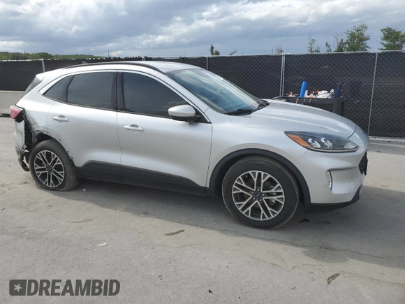 2020 Ford Escape SEL with VIN 1FMCU0H61LUC07029, listed as a Copart auction lot 59141895 with 50,358 mi miles and Salvage title. Bid and sale history available at DreamBid. Image 4.