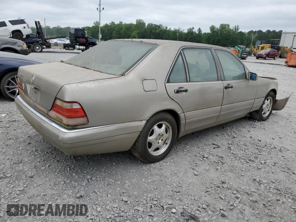 1997 Mercedes-Benz S with VIN WDBGA43GXVA361151, listed as a Copart auction lot 54459925 with Not Provided miles and Clean Title. Bid and sale history available at carsss.com. Image 3.