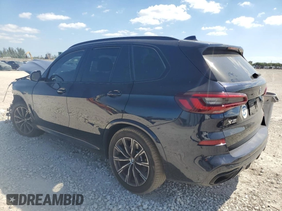 2022 BMW X5 sDrive40i with VIN 5UXCR4C08N9M01822, listed as a Copart auction lot 48827325 with 0 mi miles and Non Repairable. Bid and sale history available at carsss.com. Image 2.