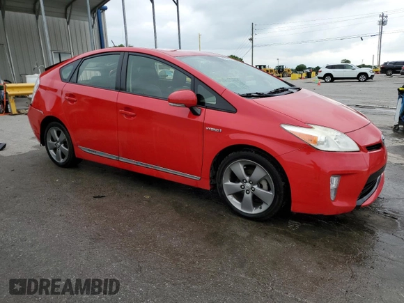 2015 Toyota Prius Four with VIN JTDKN3DU9F0427596, listed as a Copart auction lot 55573695 with 171,480 mi miles and Salvage Title. Bid and sale history available at DreamBid. Image 4.