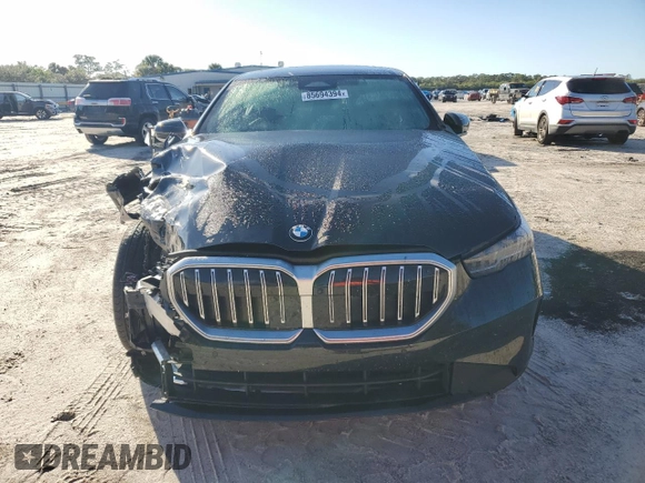 2024 BMW 5 Series 530i with VIN WBA43FJ09RCR17036, listed as a Copart auction lot 85694394 with 11,900 mi miles and Non Repairable. Bid and sale history available at carsss.com. Image 5.