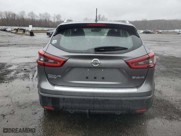 2021 Nissan Rogue Sport SV with VIN JN1BJ1BW7MW430112, listed as a Copart auction lot 49638695 with 42,714 mi miles and Salvage Title. Bid and sale history available at carsss.com. Image 6.