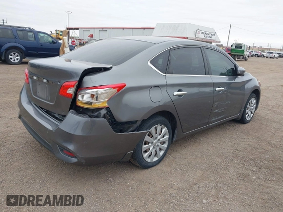 2016 Nissan Sentra SV with VIN 3N1AB7APXGY308847, listed as a IAAI auction lot 41260255 with 91,366 mi miles and . Bid and sale history available at DreamBid. Image 4.