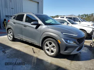 2023 Hyundai Kona SEL with VIN KM8K62AB0PU982954, listed as a Copart auction lot 47078835 with 19,102 mi miles and Salvage Title. Bid and sale history available at DreamBid. Image 4.