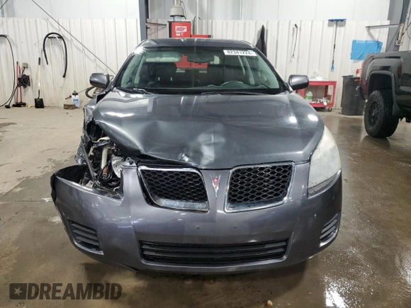 2010 Pontiac Vibe w/1SB with VIN 5Y2SP6E09AZ417873, listed as a Copart auction lot 82341224 with 128,055 mi miles and Salvage Title. Bid and sale history available at carsss.com. Image 5.
