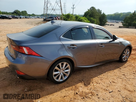 2015 Lexus IS 250 with VIN JTHBF1D21F5081349, listed as a Copart auction lot 57173495 with 69,468 mi miles and Salvage title. Bid and sale history available at DreamBid. Image 3.