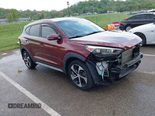2017 Hyundai Tucson Sport with VIN KM8J3CA23HU460394, listed as a IAAI auction lot 42124794 with 116,972 mi miles and . Bid and sale history available at DreamBid. Image 1.
