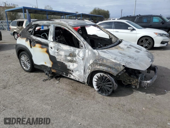 2018 Hyundai Kona SEL with VIN KM8K22AA8JU107275, listed as a Copart auction lot 48018555 with 0 mi miles and Non Repairable. Bid and sale history available at carsss.com. Image 4.