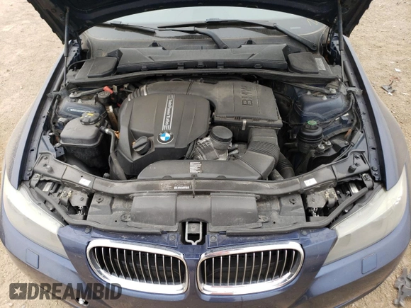 2011 BMW 3 Series 335i xDrive with VIN WBAPL5C54BA919777, listed as a Copart auction lot 53599895 with Not provided miles and Salvage title. Bid and sale history available at DreamBid. Image 11.