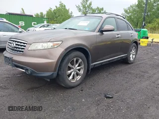 2007 Infiniti FX with VIN JNRAS08W67X204763, listed as a IAAI auction lot 42259196 with 175,541 mi miles and . Bid and sale history available at DreamBid. Image 2.