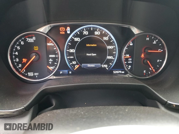 2023 Chevrolet Blazer RS with VIN 3GNKBKRS9PS222081, listed as a Copart auction lot 48617805 with 52,079 mi miles and Salvage title. Bid and sale history available at DreamBid. Image 9.