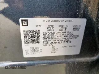 2020 Cadillac XT4 FWD Premium Luxury with VIN 1GYFZCR44LF137719, listed as a Copart auction lot 58331905 with 72,241 mi miles and Salvage title. Bid and sale history available at DreamBid. Image 13.