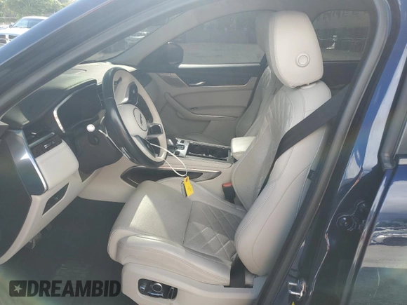 2021 Jaguar F-Pace S with VIN SADCJ2EU1MA681131, listed as a Copart auction lot 61207435 with 53,939 mi miles and Salvage title. Bid and sale history available at DreamBid. Image 7.