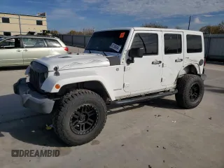 2015 Jeep Wrangler Unlimited Sahara with VIN 1C4BJWEG0FL649724, listed as a Copart auction lot 82189494 with 84,161 mi miles and Salvage Title. Bid and sale history available at carsss.com. Image 1.