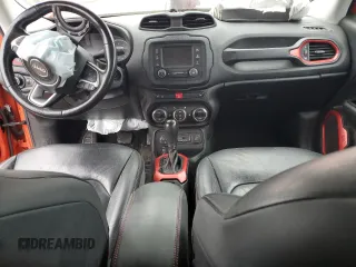 2016 Jeep Renegade Trailhawk with VIN ZACCJBCT5GPD16946, listed as a Copart auction lot 58856285 with Not provided miles and Salvage title. Bid and sale history available at DreamBid. Image 8.