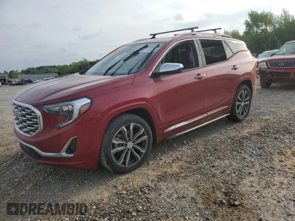2020 GMC Terrain Denali with VIN 3GKALSEX2LL109293, listed as a Copart auction lot 52978955 with 113,411 mi miles and Salvage title. Bid and sale history available at DreamBid. Image 1.