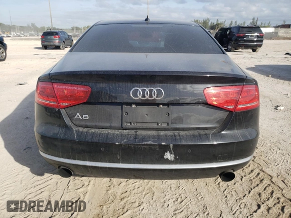 2013 Audi A8 3.0L with VIN WAUAGAFDXDN032766, listed as a Copart auction lot 84275944 with 127,388 mi miles and Salvage title. Bid and sale history available at DreamBid. Image 6.