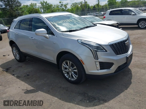 2020 Cadillac XT5 Premium Luxury AWD with VIN 1GYKNDRS2LZ180789, listed as a IAAI auction lot 42209888 with 64,246 mi miles and . Bid and sale history available at DreamBid. Image 1.