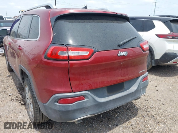 2014 Jeep Cherokee Limited with VIN 1C4PJLDS0EW134195, listed as a IAAI auction lot 42162971 with 182,272 mi miles and . Bid and sale history available at DreamBid. Image 3.