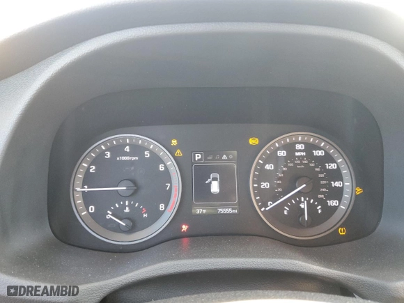 2017 Hyundai Tucson SE with VIN KM8J3CA48HU271077, listed as a Copart auction lot 49583025 with 75,555 mi miles and Salvage Title. Bid and sale history available at carsss.com. Image 9.