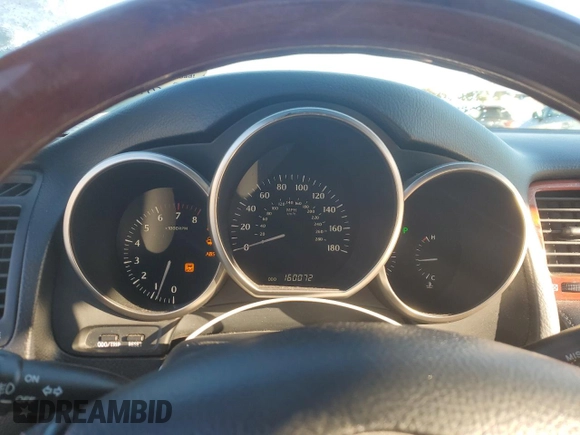 2007 Lexus SC 430 with VIN JTHFN45Y879016081, listed as a Copart auction lot 41605845 with 160,072 mi miles and Salvage Title. Bid and sale history available at DreamBid. Image 9.
