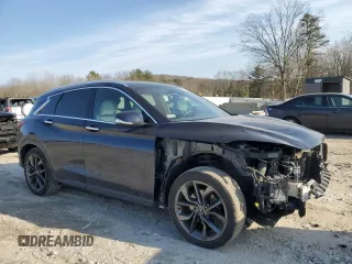 2022 Infiniti QX50 AUTOGRAPH with VIN 3PCAJ5DB4NF120984, listed as a Copart auction lot 48719285 with 30,968 mi miles and Salvage Title. Bid and sale history available at carsss.com. Image 4.