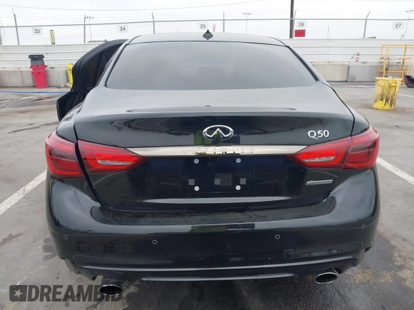 2021 Infiniti Q50 Signature Edition with VIN JN1EV7CP7MM706053, listed as a IAAI auction lot 42036446 with 26,392 mi miles and . Bid and sale history available at DreamBid. Image 16.