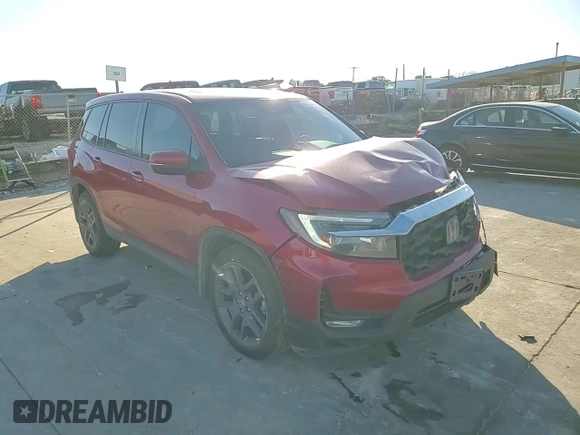 2022 Honda Passport EX-L z VIN 5FNYF7H52NB001315, wystawiony jako Copart lot #42334415 z przebiegiem 64 377 mil mil oraz Czysty tytuł • Clean title. Historia ofert i sprzedaży dostępna na DreamBid. Obrazek 11.
