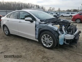 2019 Ford Fusion SE with VIN 3FA6P0HD4KR200742, listed as a Copart auction lot 49302755 with 87,166 mi miles and Salvage Title. Bid and sale history available at DreamBid. Image 4.