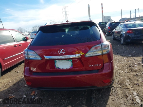 2012 Lexus RX 350 with VIN 2T2BK1BA6CC131552, listed as a IAAI auction lot 40804910 with 156,122 mi miles and . Bid and sale history available at DreamBid. Image 16.