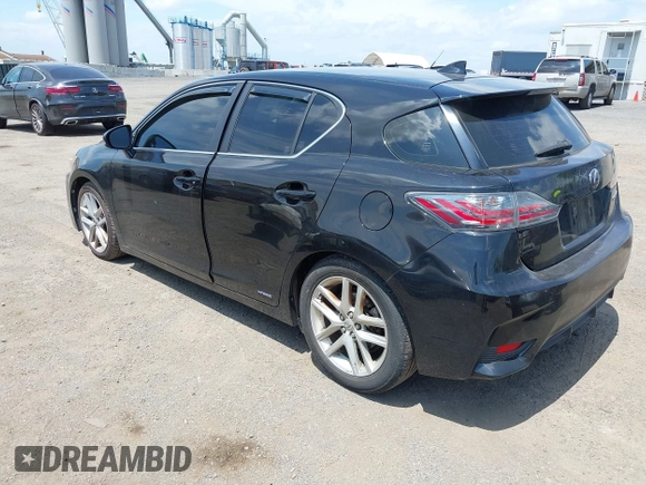 2014 Lexus CT 200h with VIN JTHKD5BH7E2177622, listed as a IAAI auction lot 42763328 with 194,220 mi miles and . Bid and sale history available at DreamBid. Image 3.